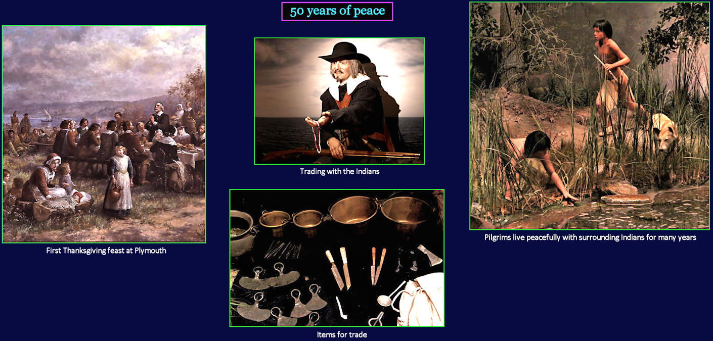 Truce with Chief Massasoit, 1620-1675